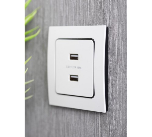 Стокгольм Рамка 1-местная белая с линией цвета черный PROxima  EXM-G-304-10  EKF