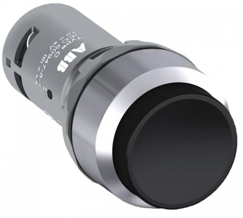 Кнопка CP3-30B-20 черная с выступающей клавишей без фиксации 2НО  1SFA619102R3026  ABB