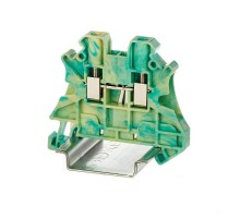 Клемма заземления, винтовой зажим, 2 точки подключения, 4 кв.мм  TUR-4-PE  DKC