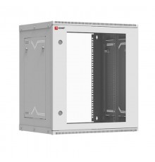 Шкаф телекоммуникационный настенный разборный 12U (600х350) дверь стекло, Astra A серия EKF Basic  ITB12G350D  EKF
