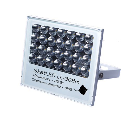 Прожектор светодиодный 30Вт SkatLED LL-308m  617  Бастион