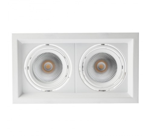 Светильник светодиодный встраиваемый карданный SKD-12-36-40K-W20 2х20Вт 3600Лм 4000K 270х150х110  Б0049788  ЭРА