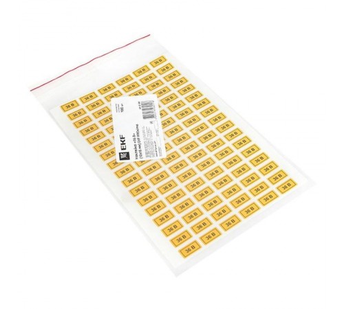 Наклейка "36В" (10х15мм 1шт) PROxima  an-2-04  EKF