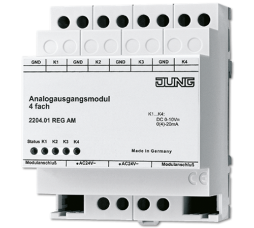Аналоговый выход  2204.01REGAM  Jung