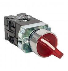 Переключатель BD33 3P c красной подстветкой 230В NO PROxima  xb2-bk33-r-230  EKF