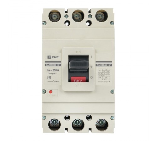 Выключатель автоматический ВА-99М 400/250А 3P 42кА EKF Basic  mccb99-400-250m  EKF