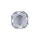 Simon 15 Алюминий Розетка с/з Schuko, 16А 250В, винт. зажим  1591432-033  Simon