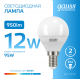 Лампа светодиодная Elementary Шар 12W 950lm 6500K Е14 LED 1/10/100  53132  Gauss