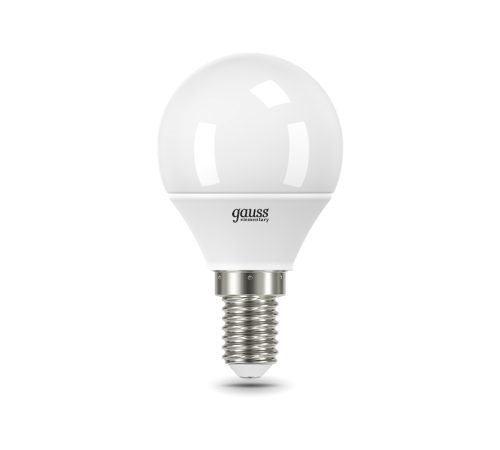 Лампа светодиодная Elementary Шар 12W 950lm 6500K Е14 LED 1/10/100  53132  Gauss