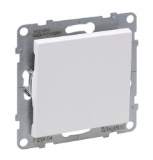 SUNO Выключатель 16АХ 250В. Безвинтовые зажимы. Цвет "Белый"  721104  Legrand
