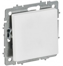 BRITE Выключатель 1-клавишный 10А ВС10-1-0-БрАБ арктический белый   BR-V10-0-10-K91  IEK