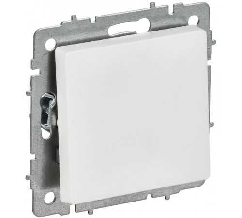 BRITE Выключатель 1-клавишный 10А ВС10-1-0-БрАБ арктический белый   BR-V10-0-10-K91  IEK