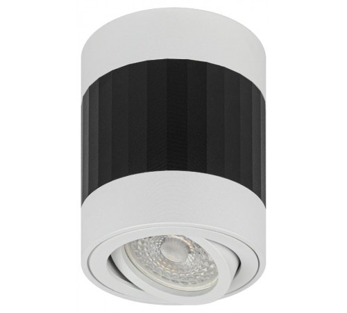 Светильник настенно-потолочный спот OL34 WH/BK MR16 GU10, черный, белый  Б0056383  ЭРА