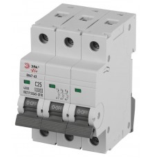 Автоматический выключатель  PRO VA63-3P25C4.5 ВА47-63 3P 25А кривая C 4,5кА   Б0059439  ЭРА