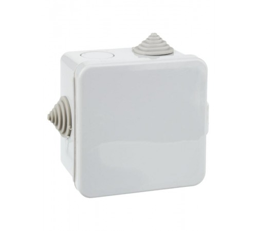 Коробка расп. КМ41238 80х80х50мм о/к IP54 7 вв. (7035)  UKO31-080-080-050-K03-54  IEK