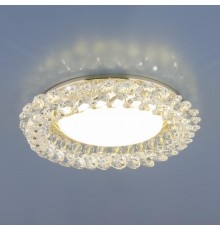 Светильник точечный встраиваемый 1063 GX53 GD/CL золото/прозрачный  a034168  Elektrostandard