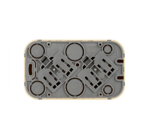 Quteo Сосна Розетка 2-я с заземлением со шторками  782287  Legrand