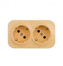 Quteo Сосна Розетка 2-я с заземлением со шторками  782287  Legrand