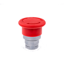 Головка грибовидная возврат поворотом, красный, O40 мм, мет. MTB2-BS54  43193  ОВЕН