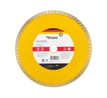 Диск алмазный отрезной Turbo волна 230x22.2x2.4x10 мм  KR-90-0135  Kranz