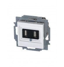 ABB Levit Белый USB зарядка 2-ая  5014H-A00040 03W  2CHH290040A6003  ABB