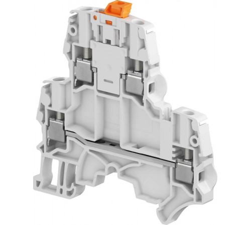 Клемма винтовая ZS4-D2-S - 4 мм?, 2 уровня, 4 зажима, ножевой разъединитель на верхнем уровне  1SNK505315R0000  TE