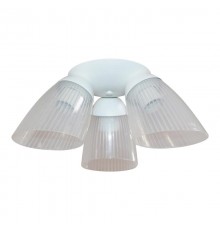 Светильник "Колокольчик" 131 бел. (плафон П0476) НПБ 01-3х60-197 Е27  1005404666  Элетех