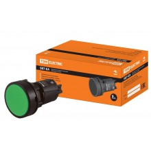Кнопка переключатель SB7-EA35 d22мм 1з+1р зеленая  SQ0746-0021  TDM