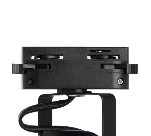 Светильник трековый под лампу GU10, черный AL190  41590  Feron