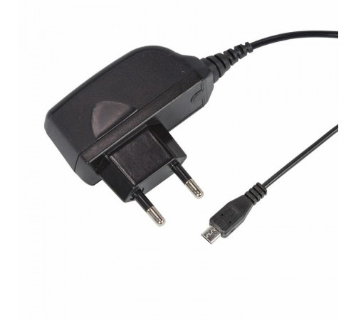 Сетевое зарядное устройство microUSB 220 В (СЗУ) (5 V, max: 1500 mA) шнур 1.2 м черное  16-0260-1  REXANT