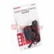 Сетевое зарядное устройство microUSB 220 В (СЗУ) (5 V, max: 1500 mA) шнур 1.2 м черное  16-0260-1  REXANT