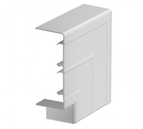 Крышка плоского угла кабельного канала Rapid 45-2 53x130 мм (ПВХ,серый) (GK-FH53130LGR)  6113272  OBO Bettermann