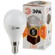 Лампа светодиодная LED 5Вт E14 220В 2700К smd P45 шар  Б0028485  ЭРА