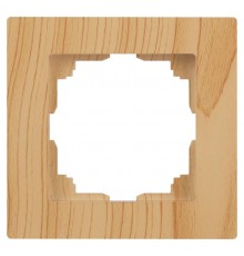 Рамка для розеток и выключателей Intro Accent 6-501-11 на 1 пост, СУ, сосна  Б0063705  Intro