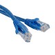 Патч-корд кат. 5Е UTP 0.5м синий  PC03-C5EU-05M  ITK