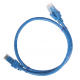 Патч-корд кат. 5Е UTP 0.5м синий  PC03-C5EU-05M  ITK