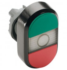 Кнопка двойная MPD1-11С прозрачная линза без текста  1SFA611130R1108  ABB