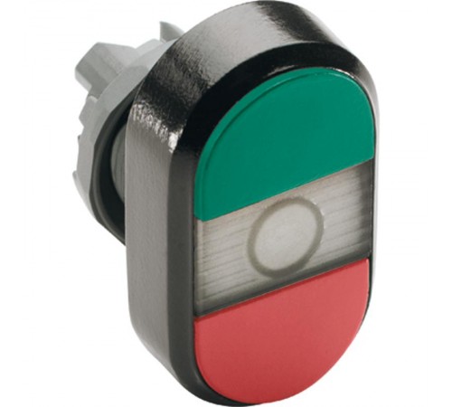 Кнопка двойная MPD1-11С прозрачная линза без текста  1SFA611130R1108  ABB