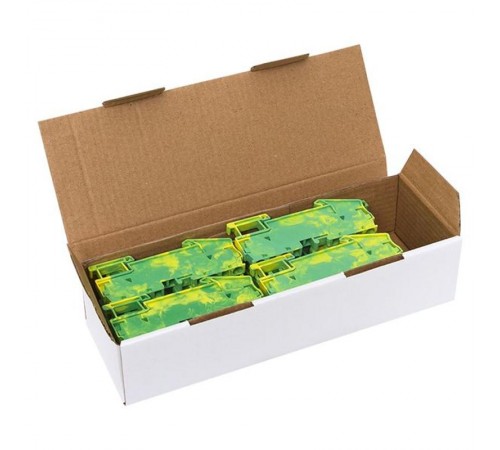 Колодка клеммная пружинная JXB-ST-4 4 вывода земля EKF  plc-jxb-st-4-4-pen  EKF