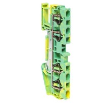 Колодка клеммная пружинная JXB-ST-4 4 вывода земля EKF  plc-jxb-st-4-4-pen  EKF