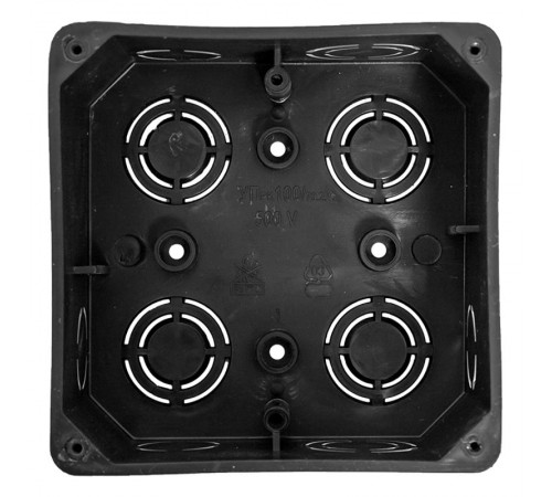 Коробка распределительная с/у 107х107х50 КМТ-010-006 с саморезами  plc-kmt-010-006  EKF