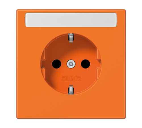 SCHUKO розетка с полем для надписи 9x58 мм LS1520BFNAO Jung