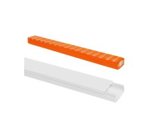 Кабель-канал 20х10 (2 м = 1 шт) белый  SQ0402-1004  TDM