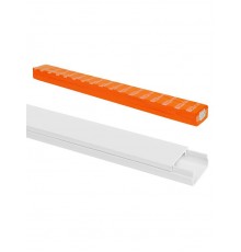 Кабель-канал 20х10 (2 м = 1 шт) белый  SQ0402-1004  TDM