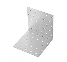 Уголок крепежный равносторонний 100х120х120x2, оцинкованный - накл.  142005  Tech-KREP