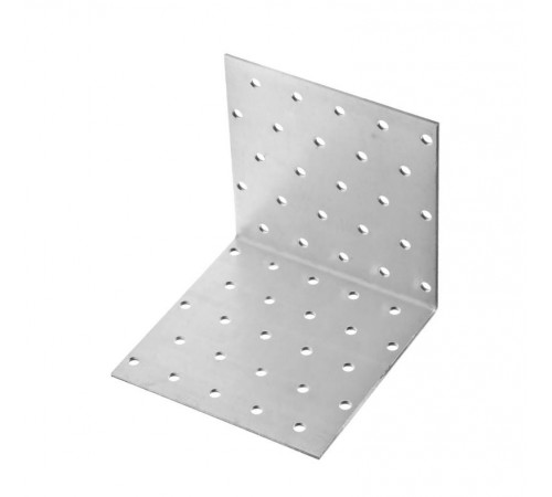 Уголок крепежный равносторонний 100х120х120x2, оцинкованный - накл.  142005  Tech-KREP