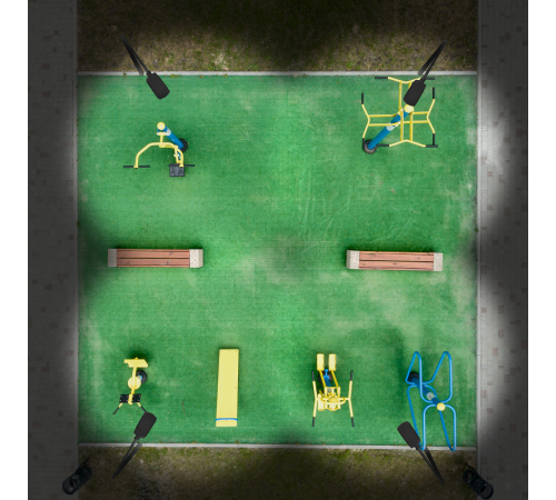 Светильник светодиодный консольный уличный Avenue 120W 11000lm 5000K 190-250V IP65 546*170*67мм черный КСС "Д"  629536320  Gauss