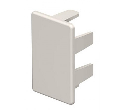 Торцевая заглушка кабельного канала WDK 25x40 мм (ПВХ,кремовый) (WDK HE25040CW)  6162541  OBO Bettermann