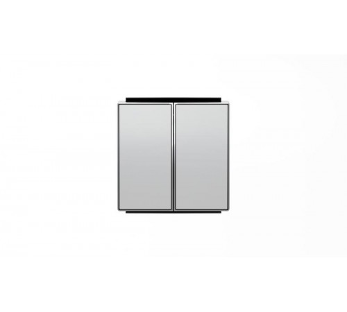 Клавиша для 2-клавишных выключателей/переключателей/кнопок, серия SKY, цвет серебристый алюминий2CLA851100A1301 ABB