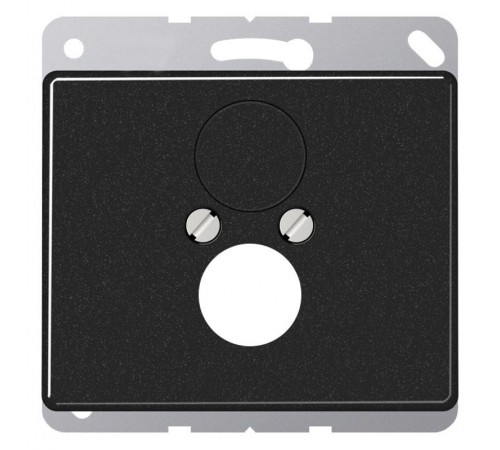Крышка для 2-х гнезд; черная SL562SW Jung